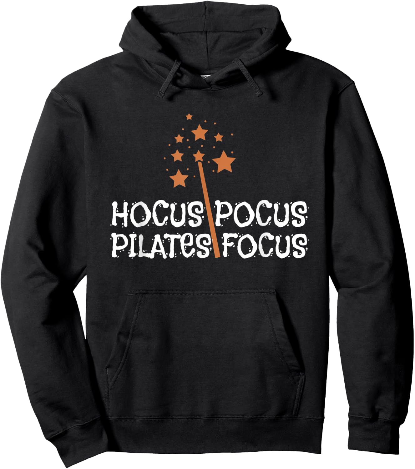 Hocus Pocus Pilates Focus Apparel Happy Halloween Day Hoodie - Hoodie | Black