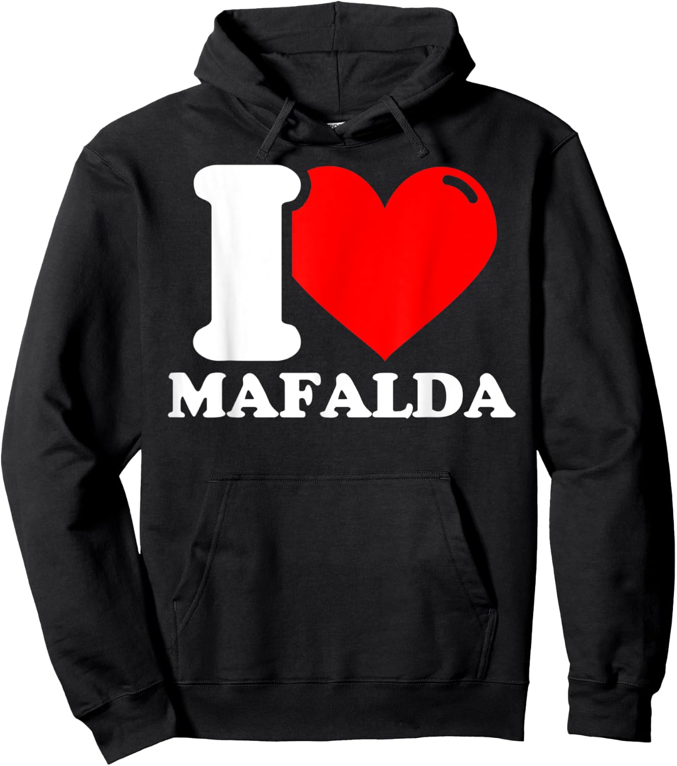I love Mafalda Hoodie - Hoodie | Black