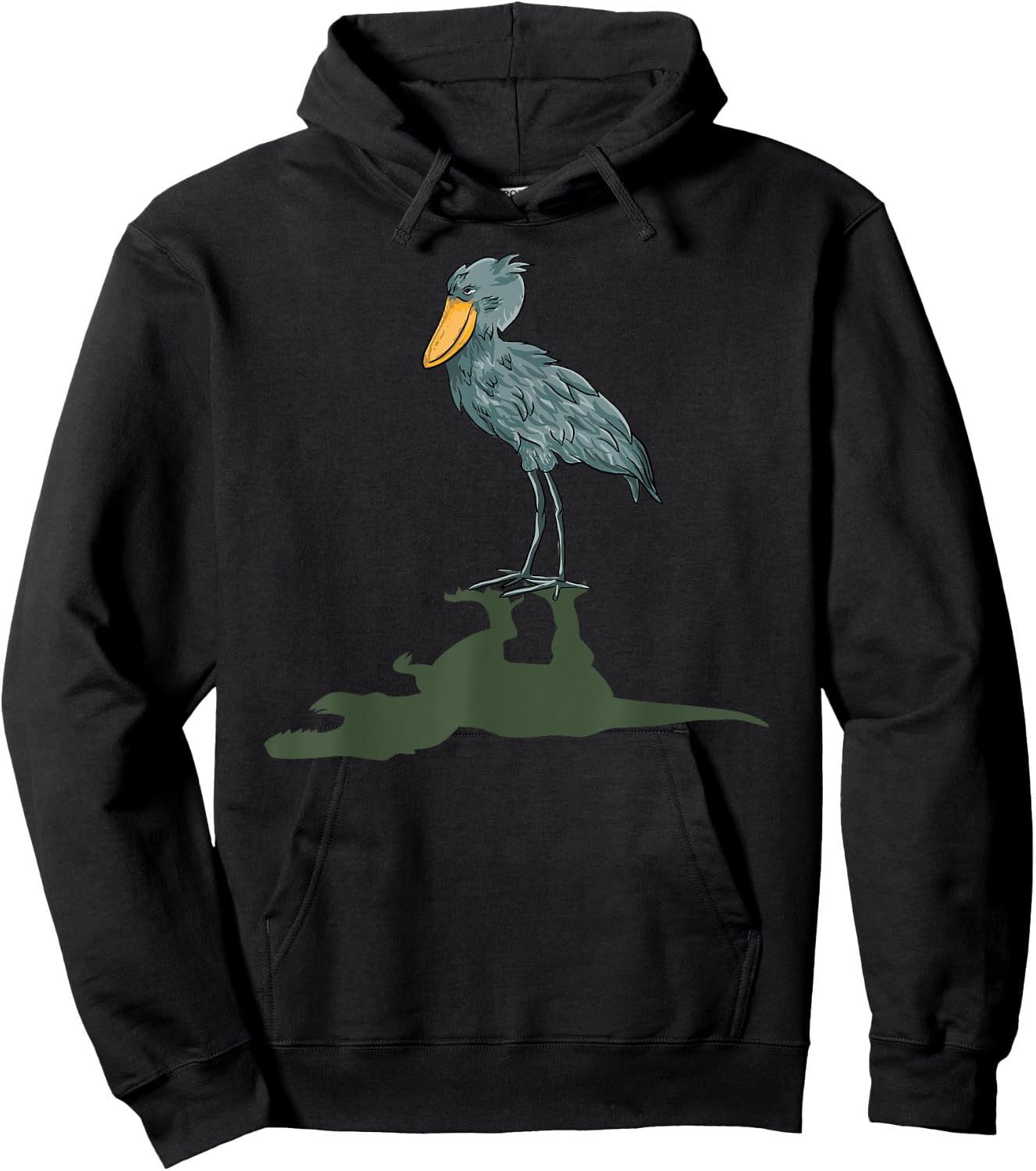 Shoebill Bird Dinosaur Shoebill Stork Hoodie - Hoodie | Black