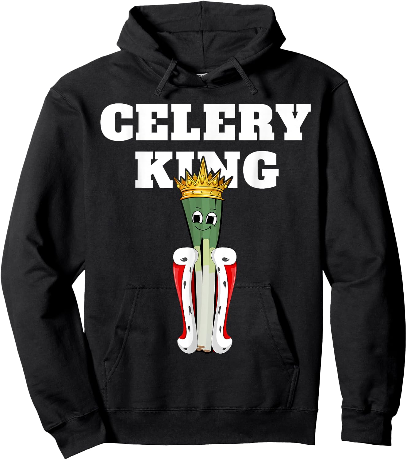 Celery King | Celery | Boys Celery Hoodie - Hoodie | Black