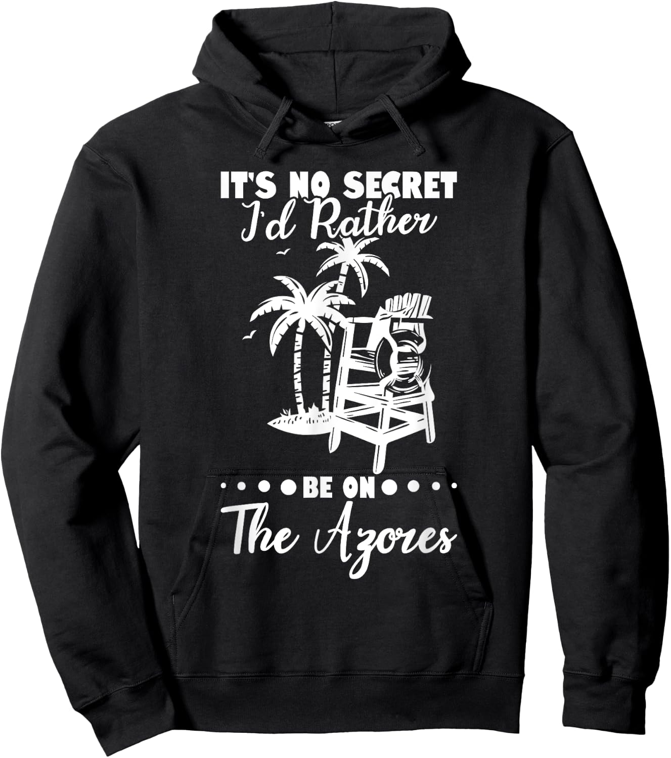 Azores Summer Vacation Family Trip Beach Vacay Azores Women Hoodie - Hoodie | Black