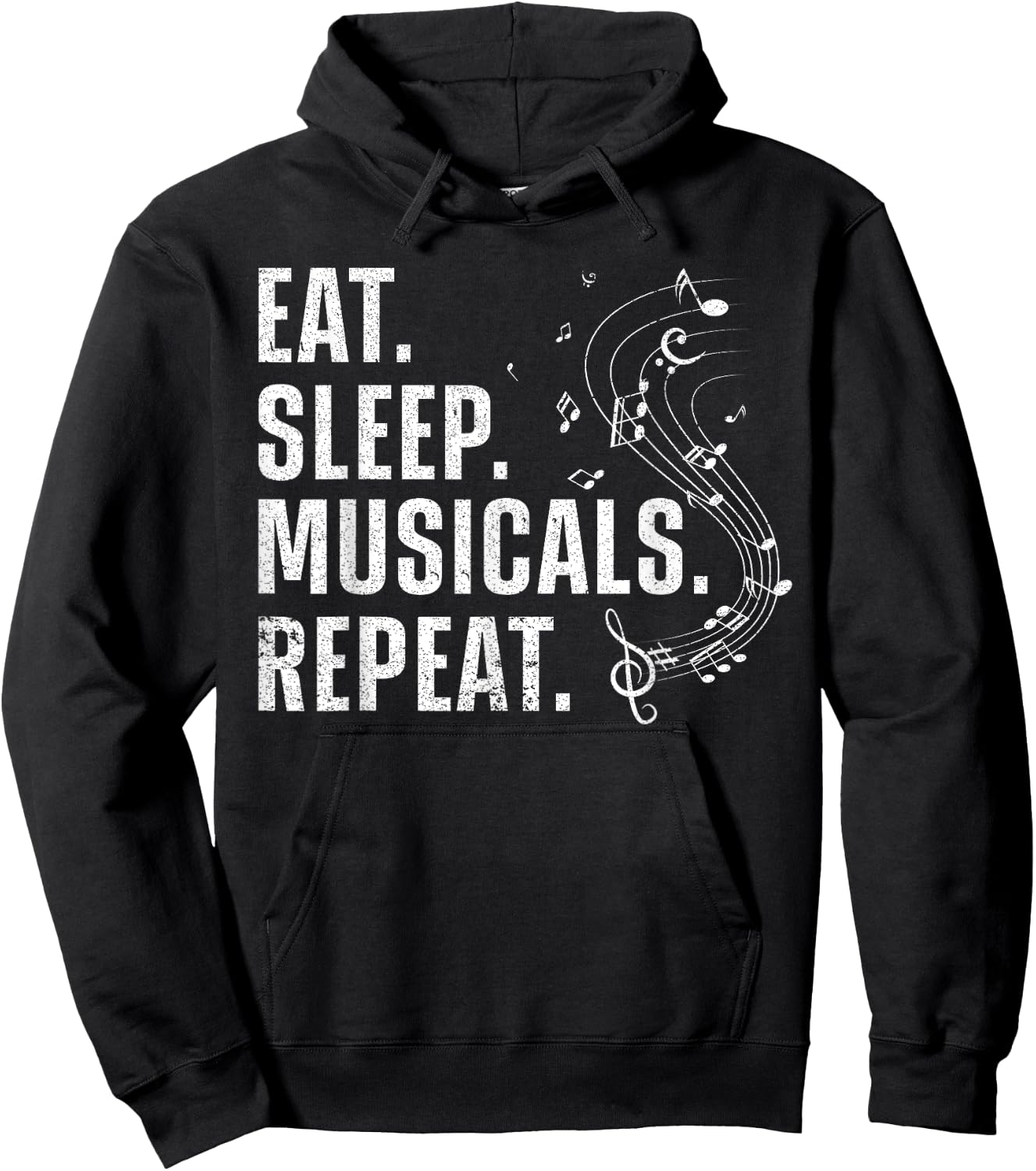 Cool Musical Design Women Broadway Musical Theatre Hoodie - Hoodie | Black