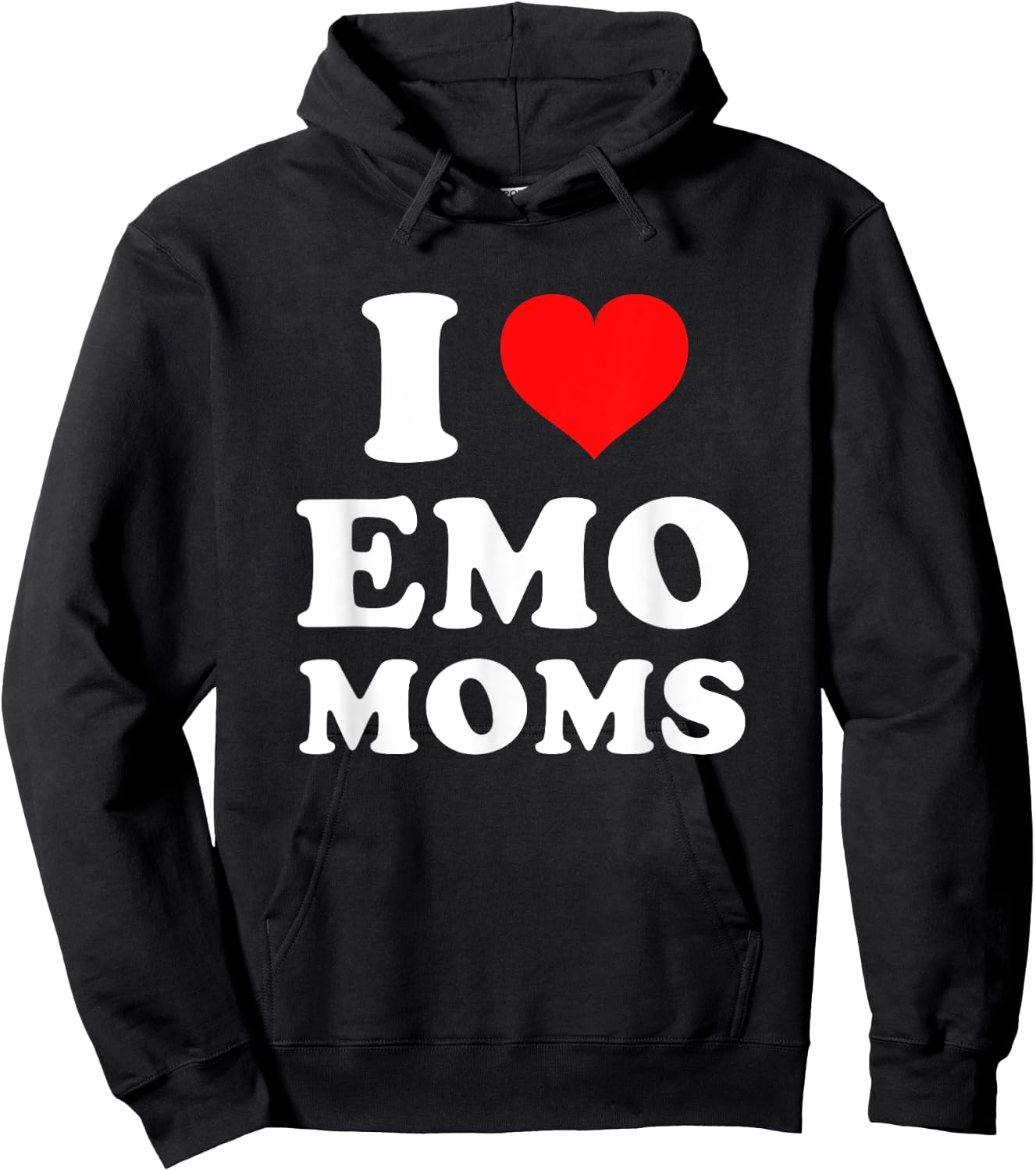 I Love Emo Moms Hoodie - Hoodie | Black