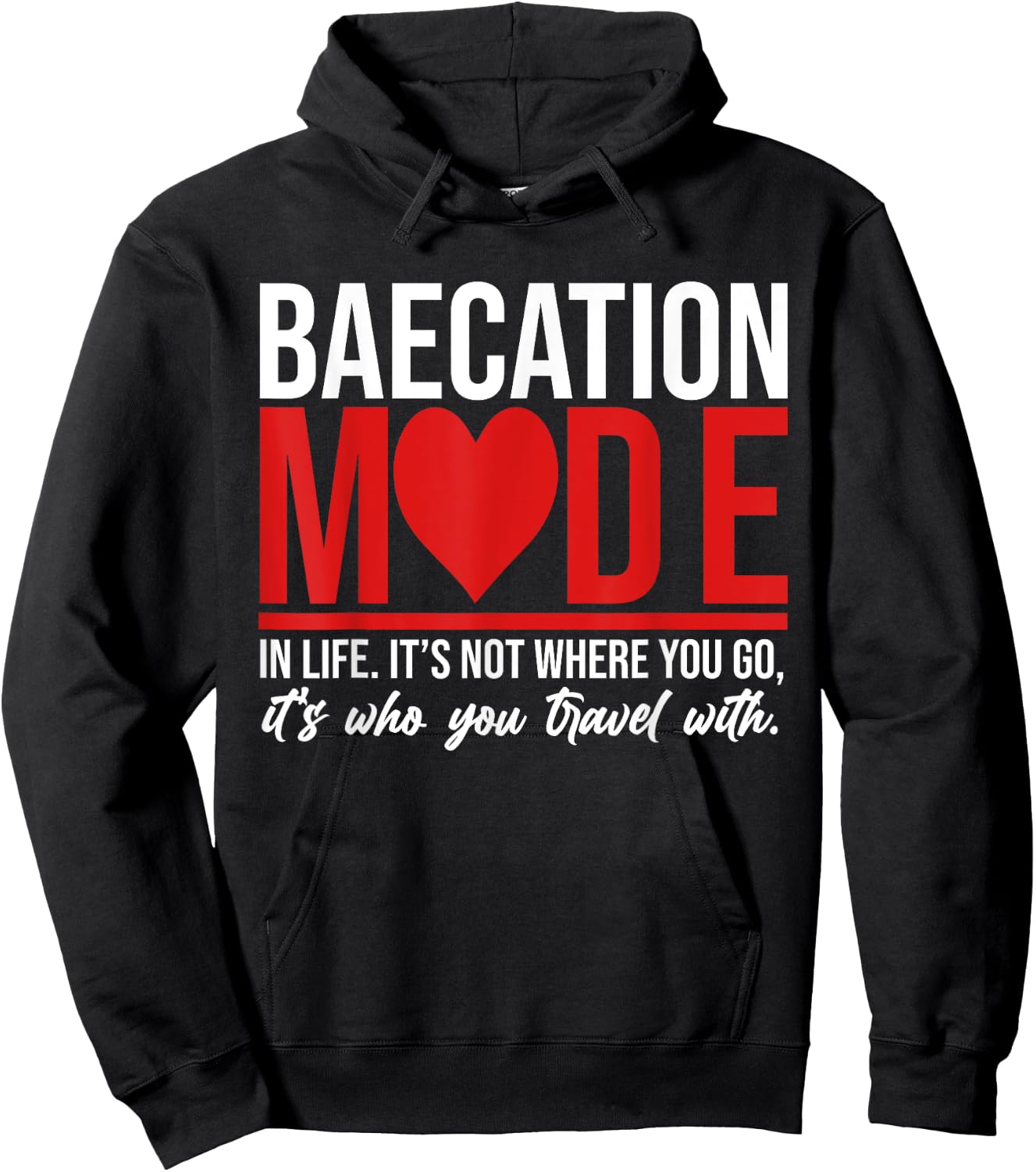 Cute Couples Trip Matching Vacation Baecation Vibes Gifts Hoodie - Hoodie | Black