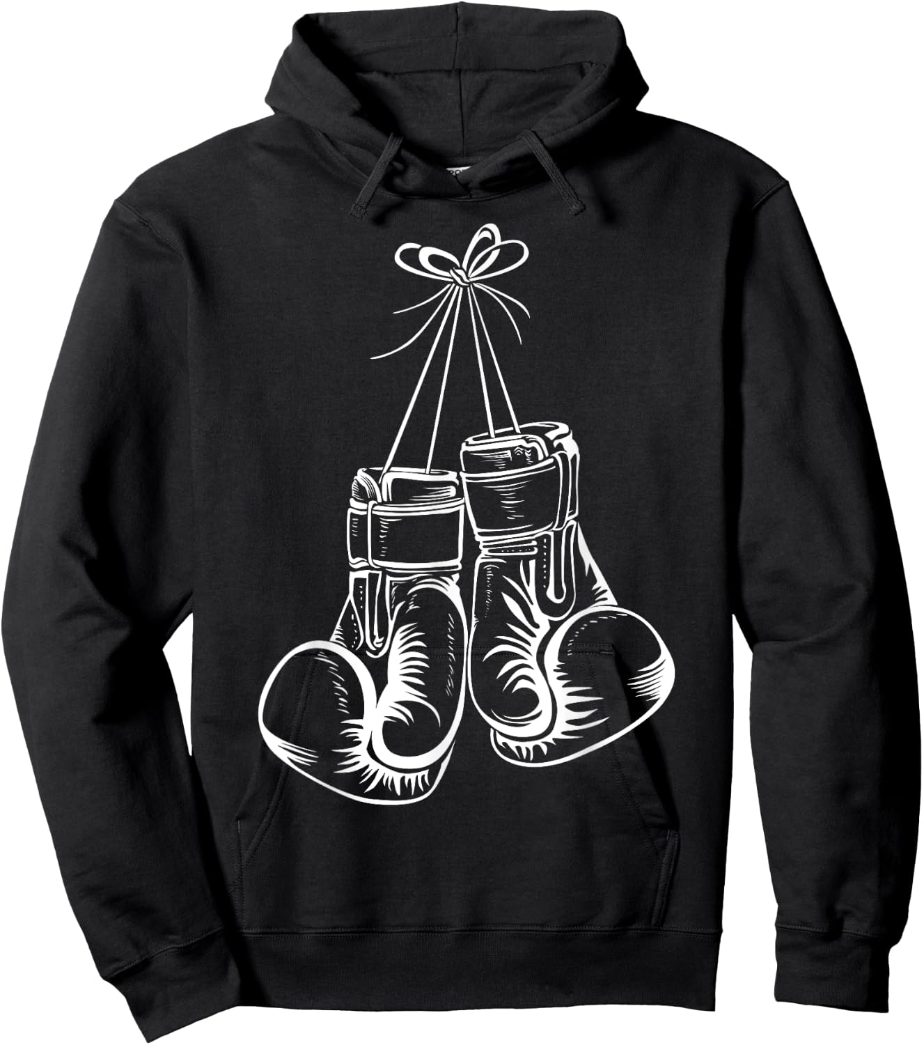 Funny Boxing Gift Women Boxer Gloves Boxing Athletes Hoodie - Hoodie | Black