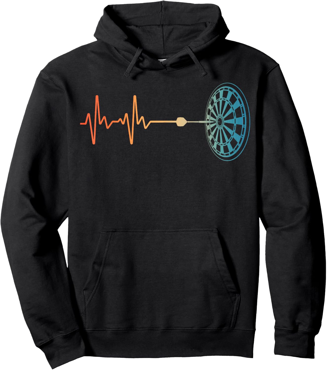Cute Dart Design Dart Player Men Women Dart Board Lovers Hoodie - Hoodie | Black