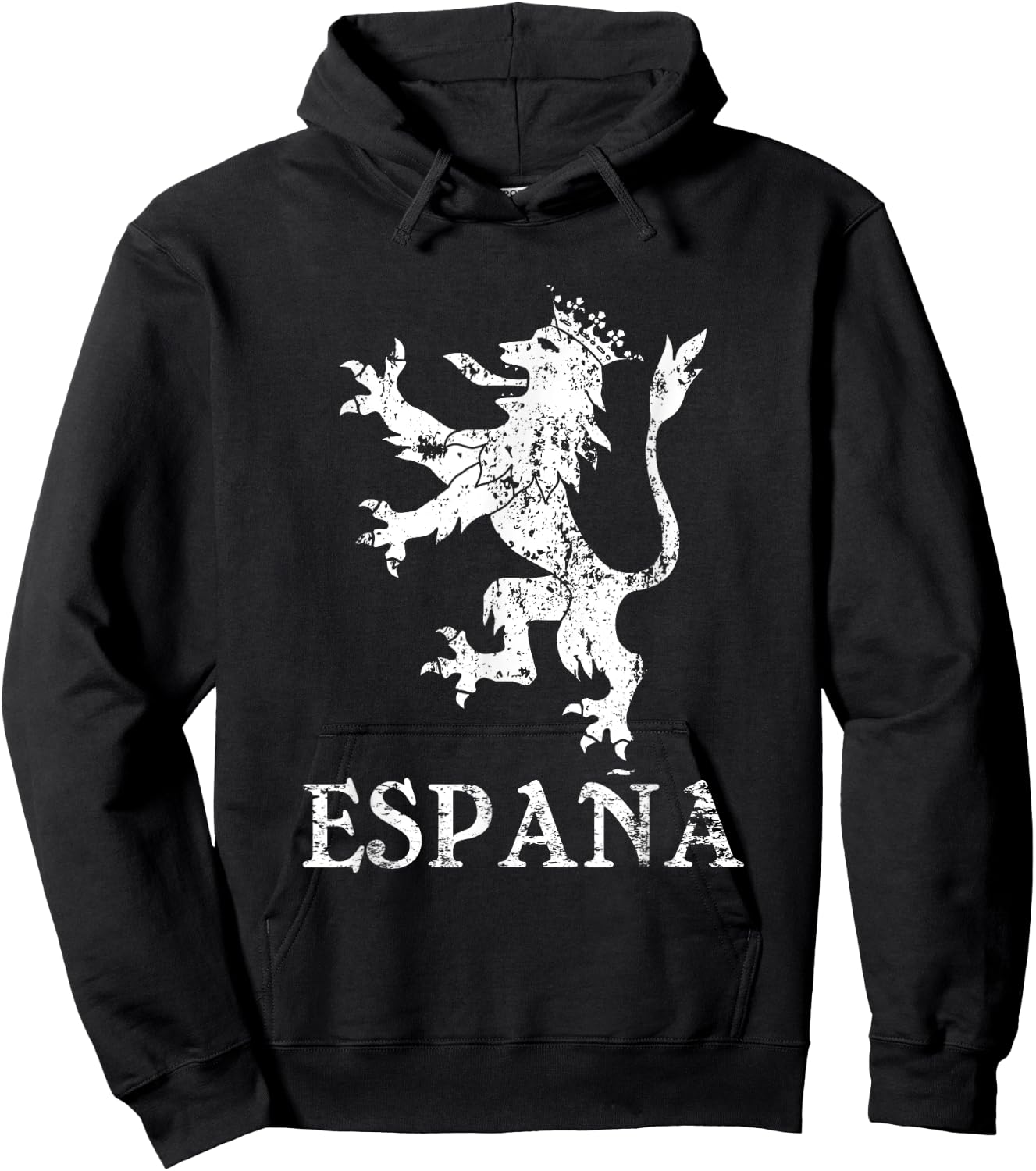 Espana Spain Lion Symbol Spanish Spaniard Pride Hoodie - Hoodie | Black