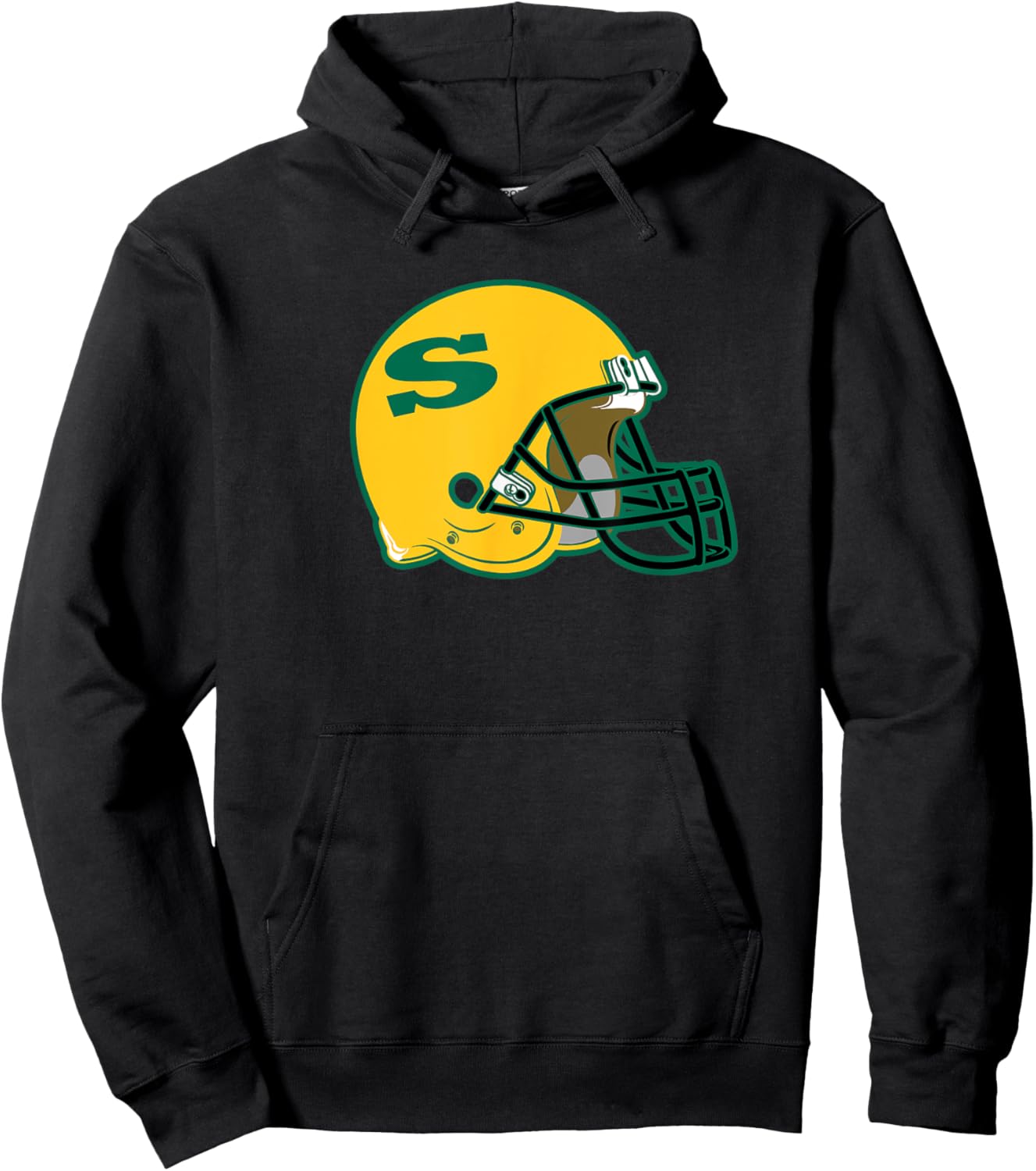 Siena College Throwback Football Helmet Vintage Hoodie - Hoodie | Black