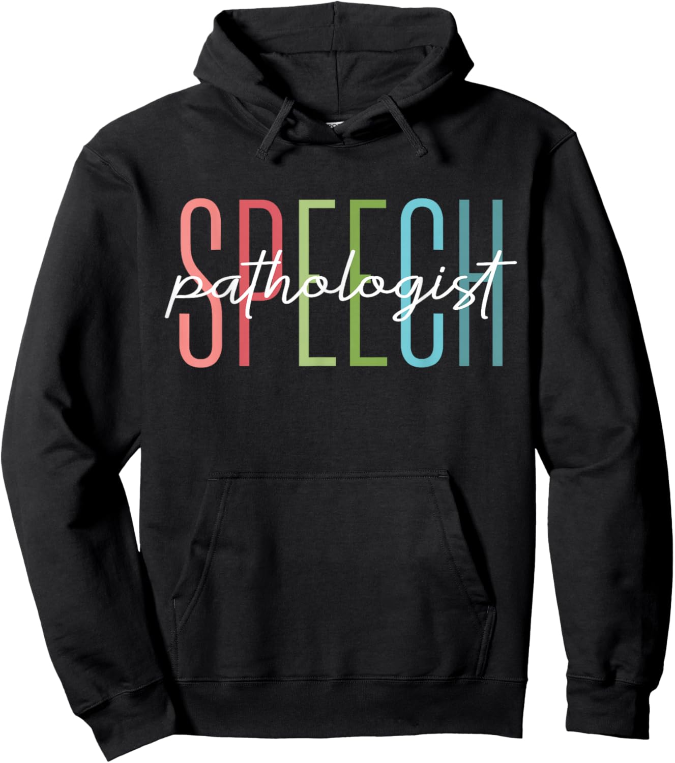Speech Therapy Speech Language Pathologist Therapist SLP Hoodie - Hoodie | Black