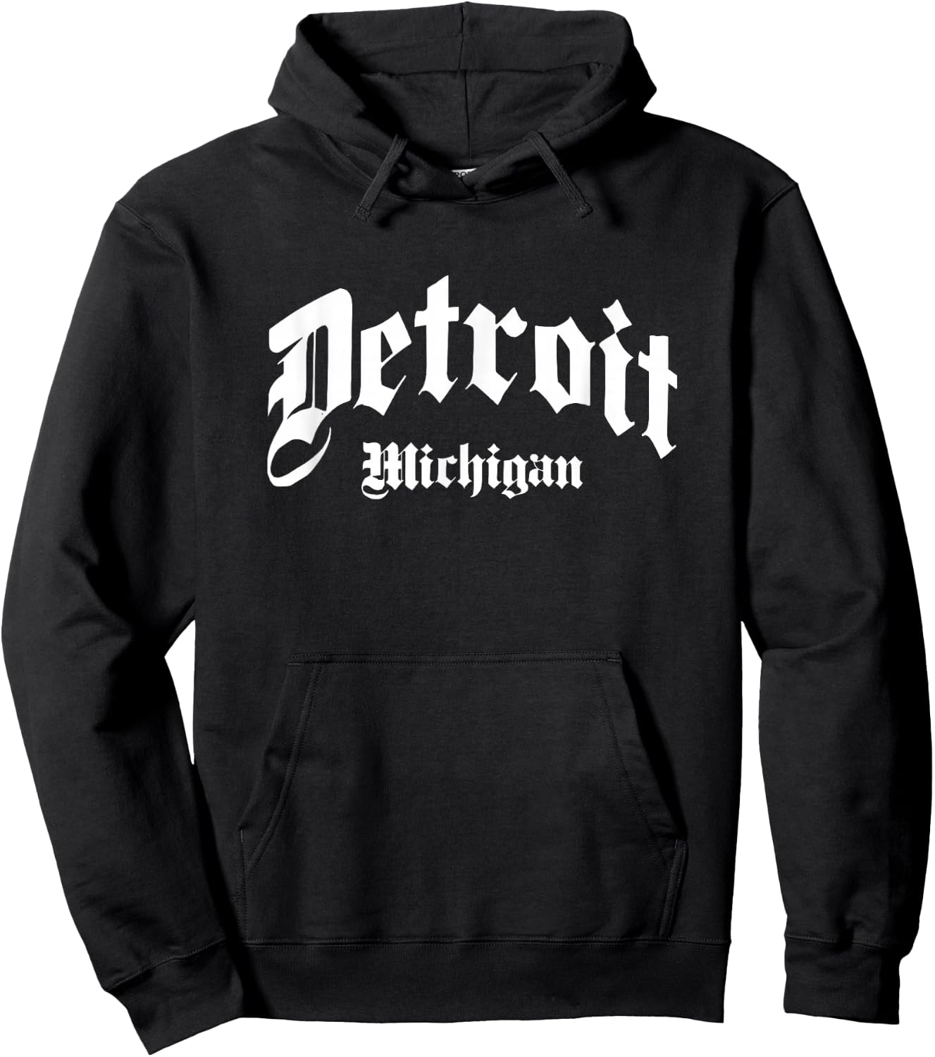 Detroit - Michigan - Old School Design - Classic Hoodie - Hoodie | Black