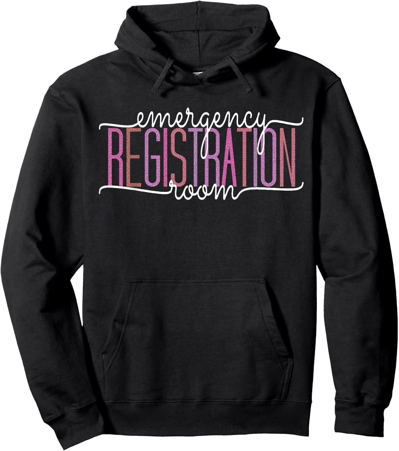 Emergency Room Registration Patient ER Registrar Nursing Hoodie - Hoodie | Black