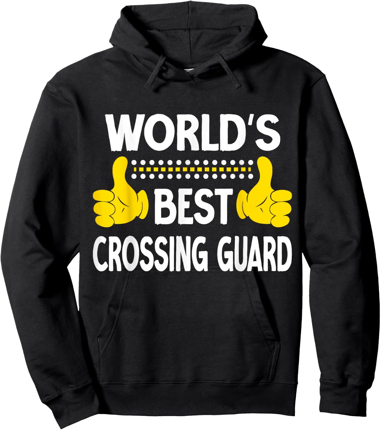 World's Best Crossing Guard Job Title Crossing Guard Hoodie - Hoodie | Black