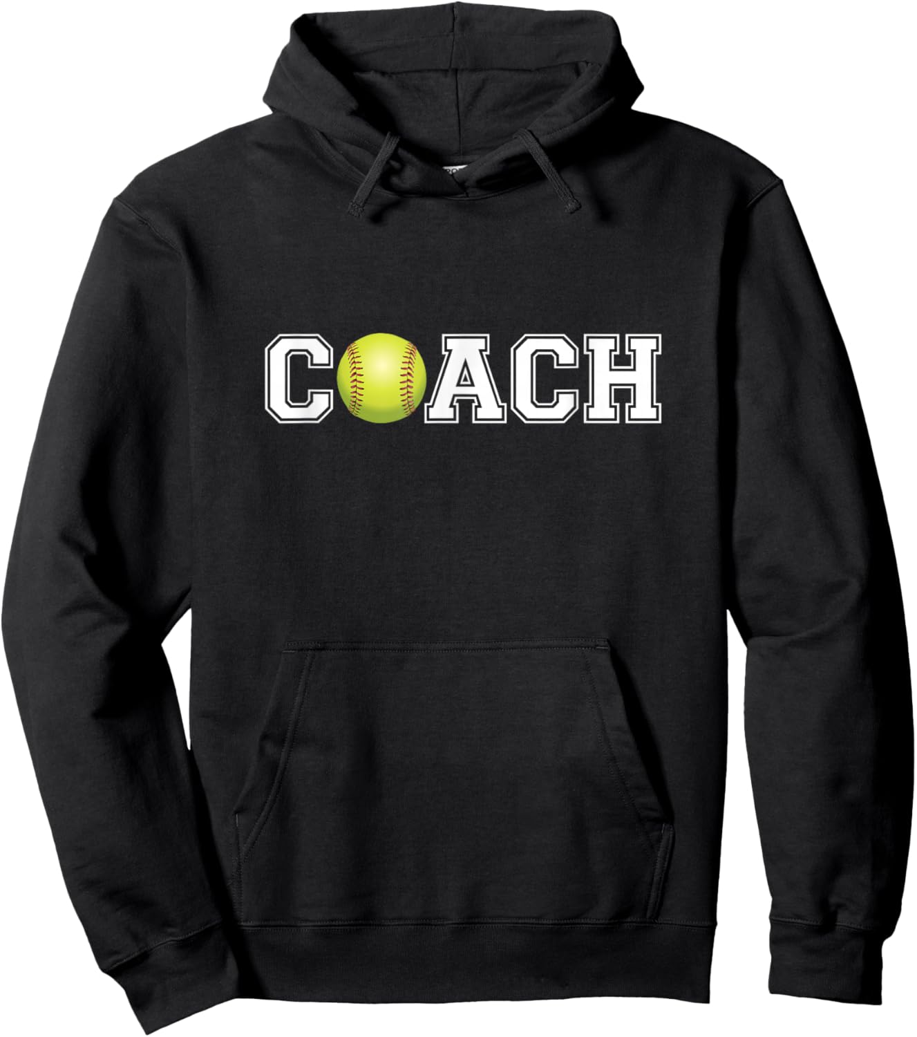 Softball Coach Shirt Sports Coaching Staff Head Coach Hoodie - Hoodie | Black