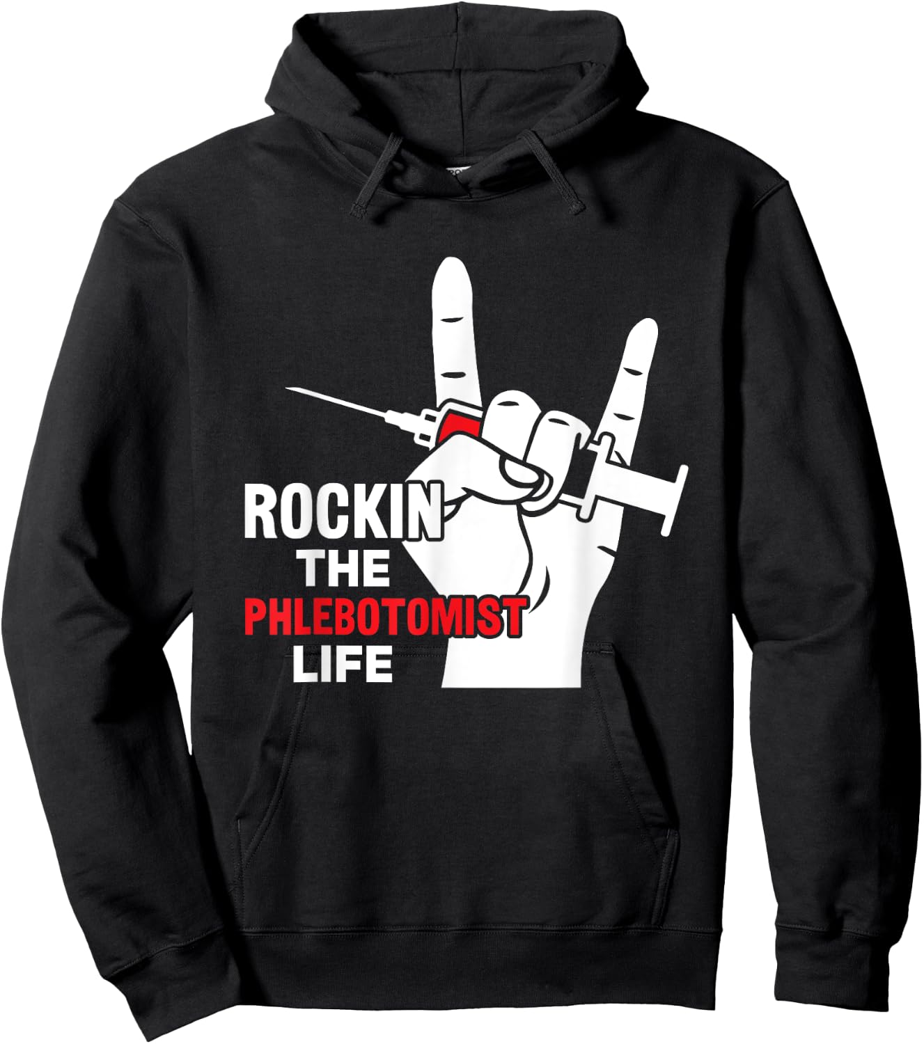 Phlebotomist Life Phlebotomy Phlebotomist Technician Nurse Hoodie - Hoodie | Black
