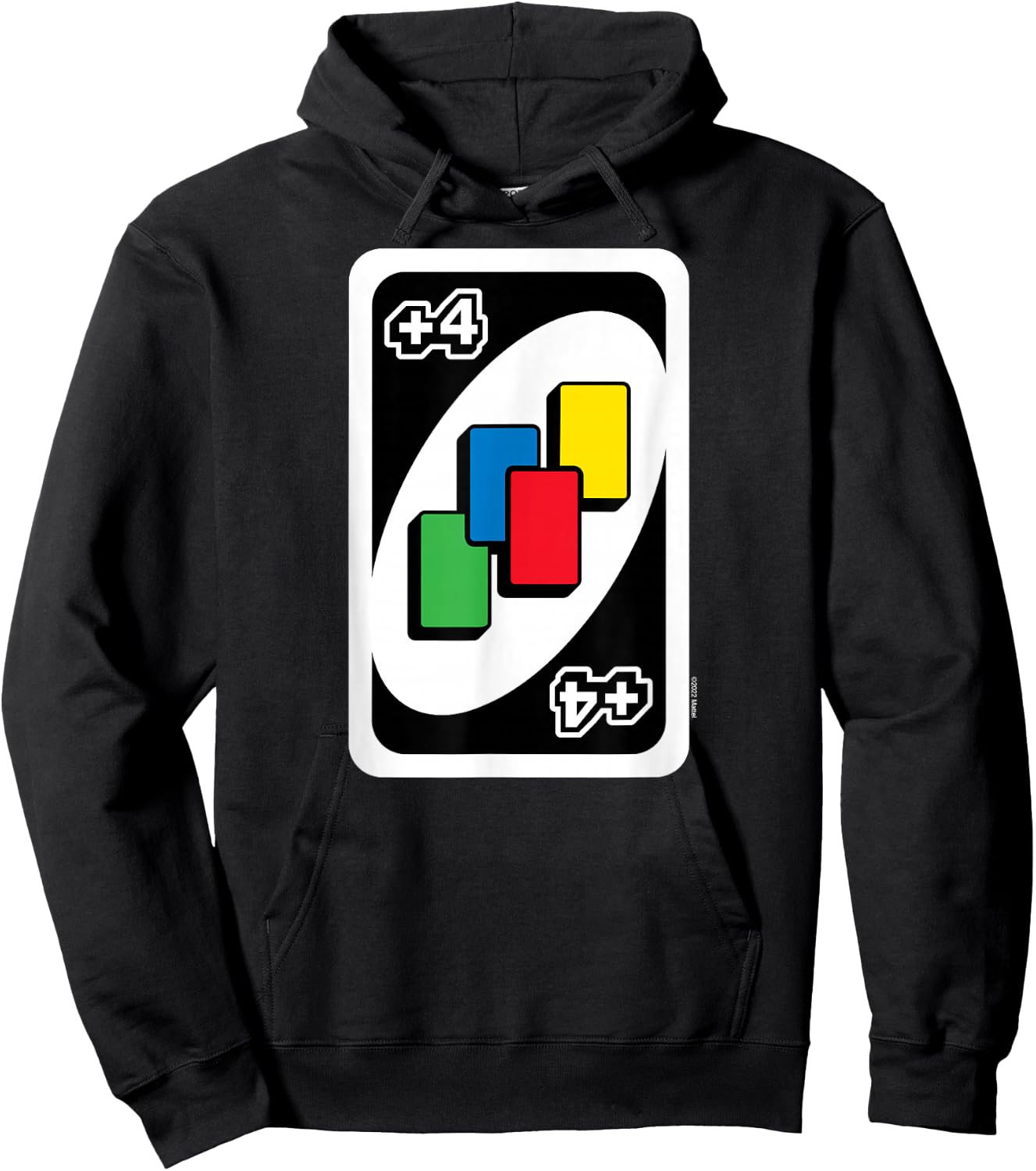 UNO - Draw Four Card Hoodie - Hoodie | Black