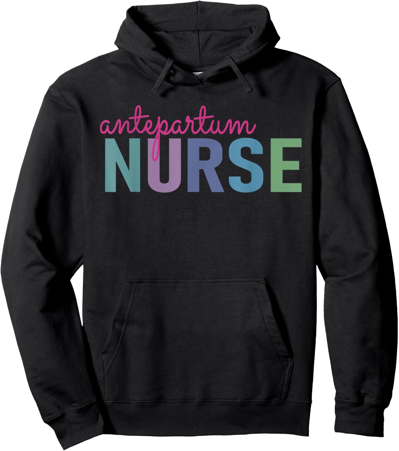 Antepartum Nurse Obstetrics Nurse Obgyn Funny Gynecology Hoodie - Hoodie | Black