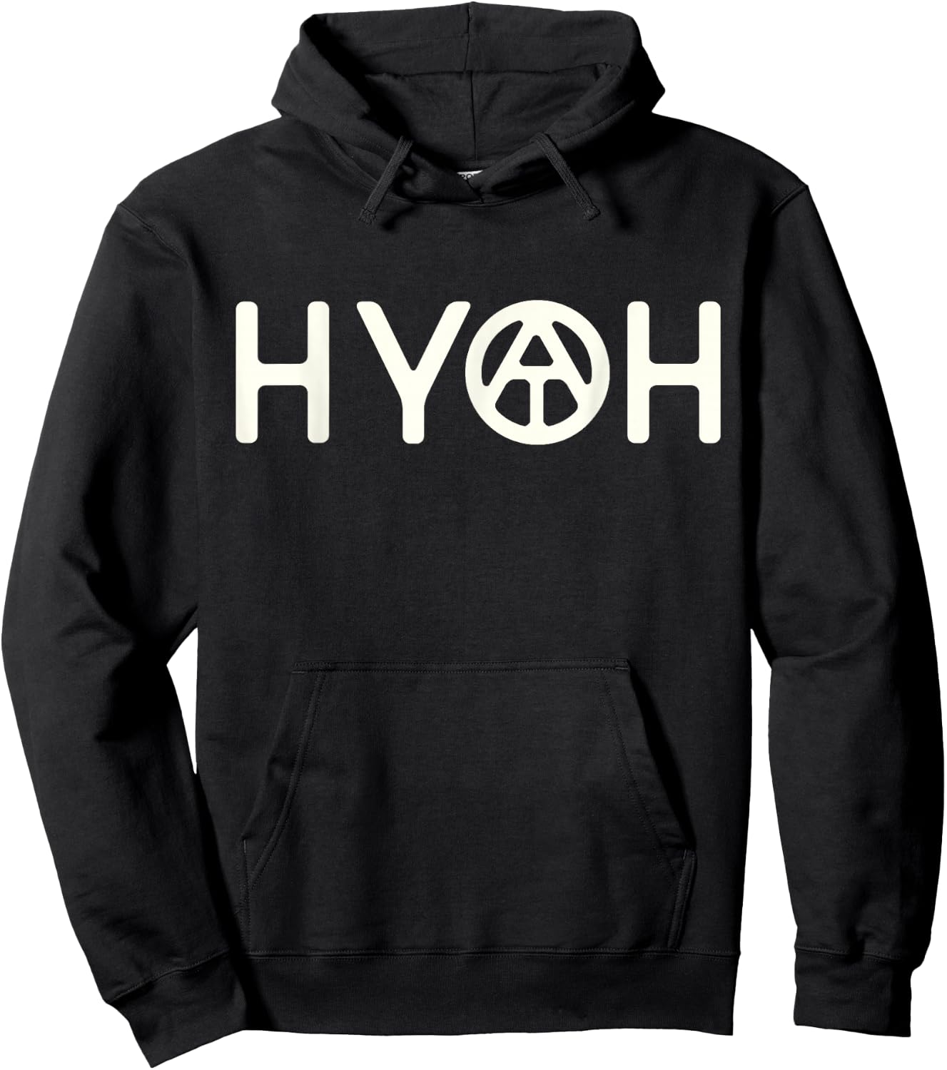 HYOH AT Logo Hike Your Own Hike Appalachian Trail Hiking Hoodie - Hoodie | Black