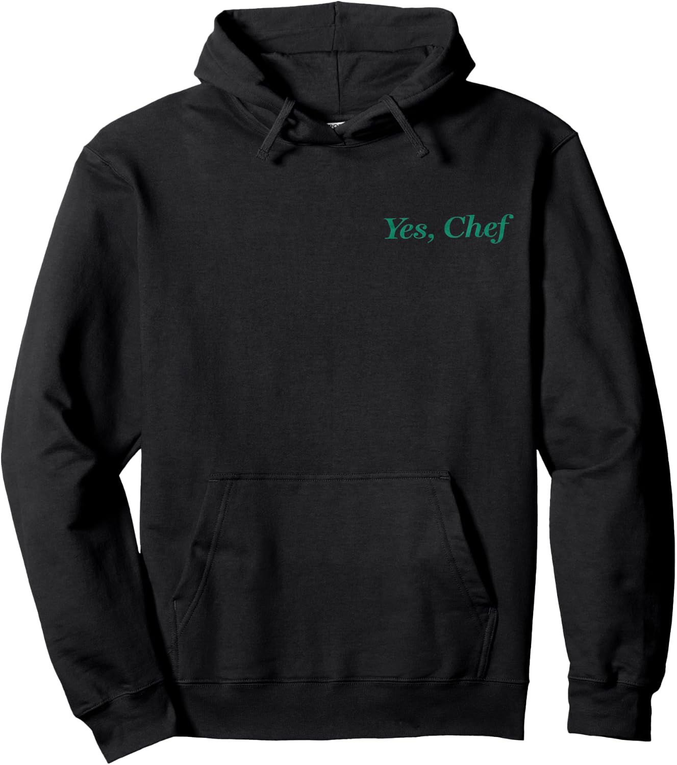 Yes Chef Funny Hoodie - Hoodie | Black