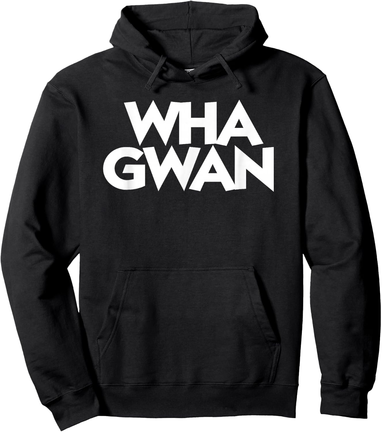 Wha Gwan Jamaica Shirt Jamaican Slang Patwah Souvenir Patois Hoodie - Hoodie | Black
