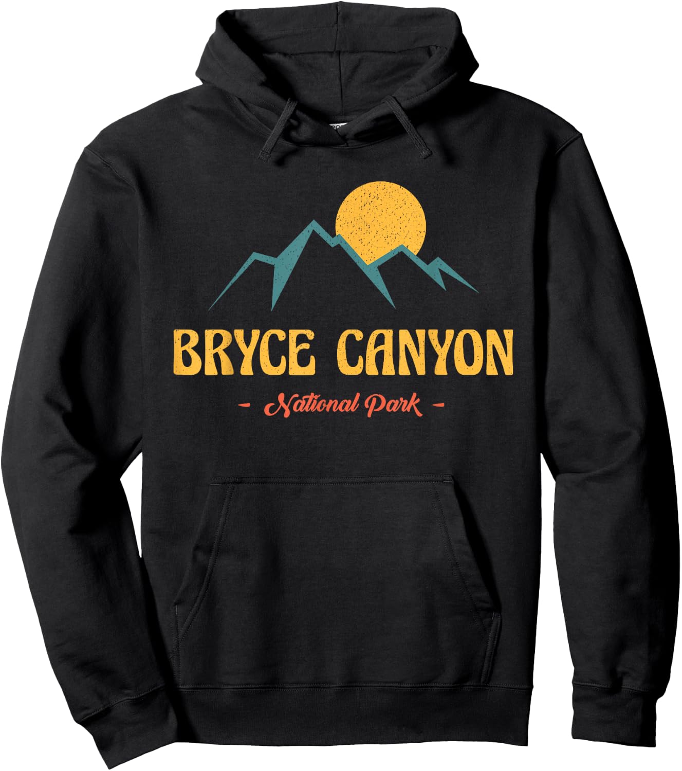 US Adventure Vintage Bryce Canyon National Park Souvenirs Hoodie - Hoodie | Black