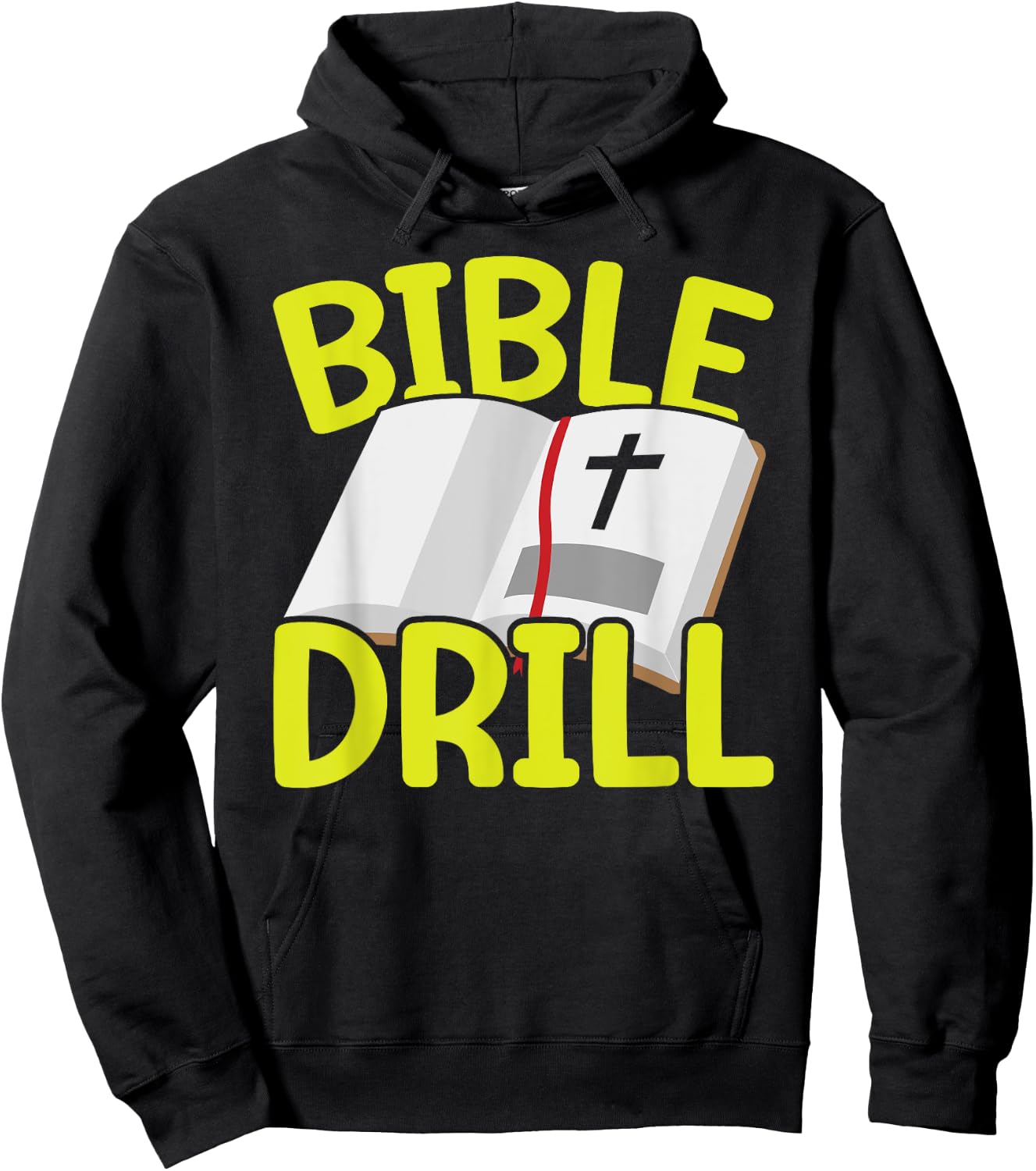 Bible Drill Religious Pastor Scripture Christian Believer Hoodie - Hoodie | Black