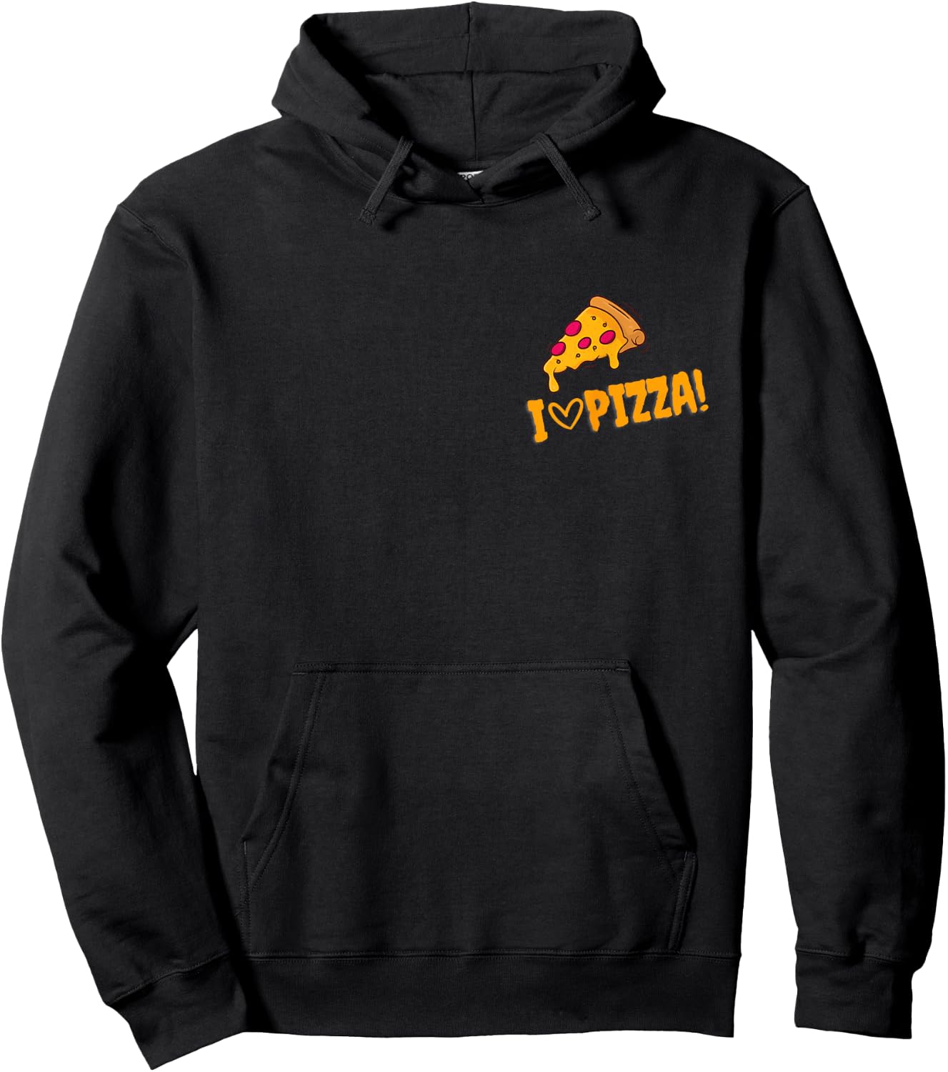 i Love Pizza Hoodie - Hoodie | Black