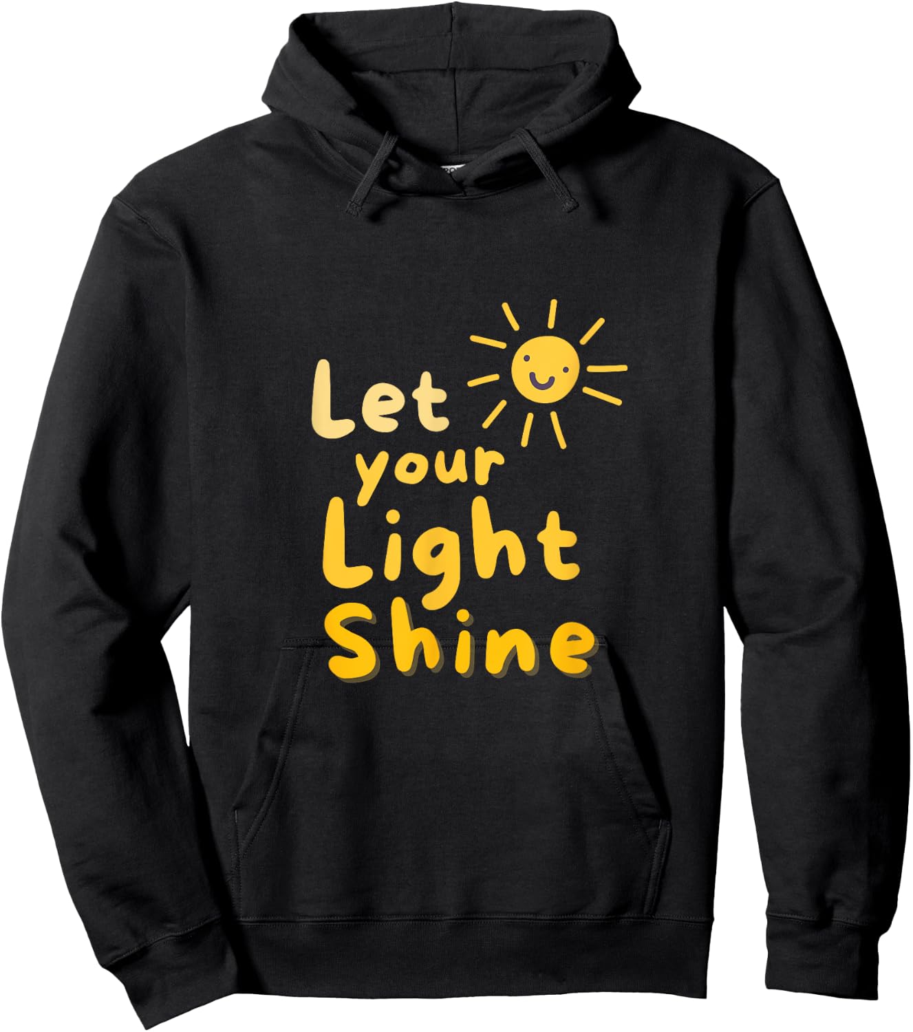 Let your light shine Hoodie - Hoodie | Black
