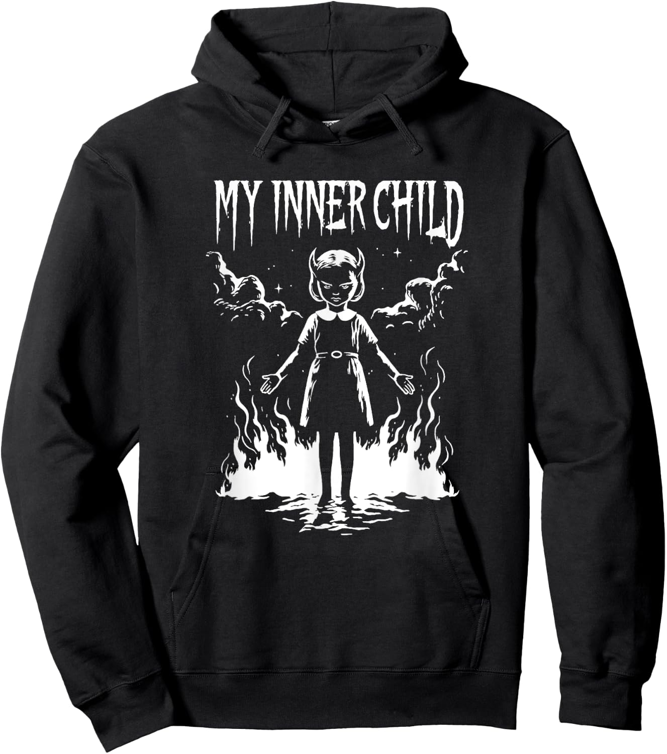 My Inner Child Demonic Psychology Hoodie - Hoodie | Black
