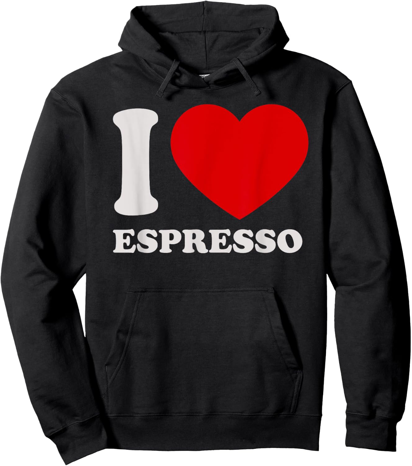 I love Espresso I heart Espresso for Espresso Lover Hoodie - Hoodie | Black