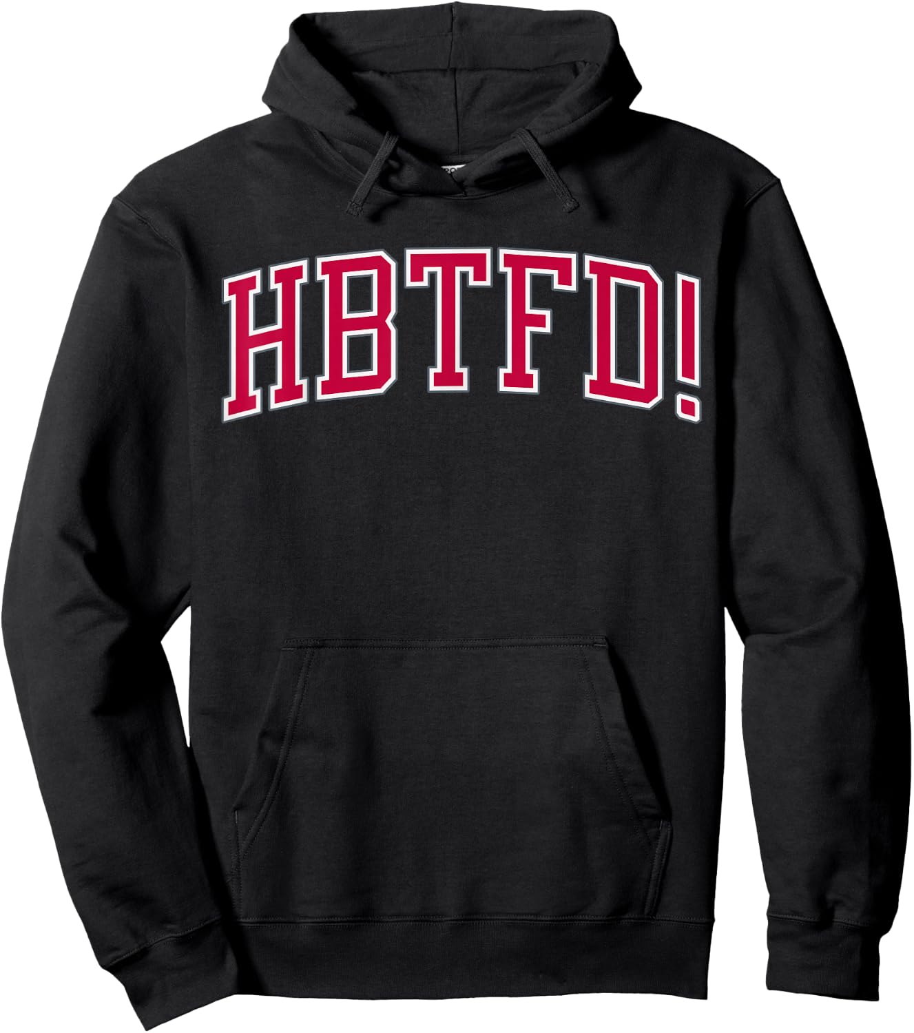 Football, USA HBTFD! Football - Men's Adults Black Short Sleeve Modern Football - Small Hoodie - Hoodie | Black