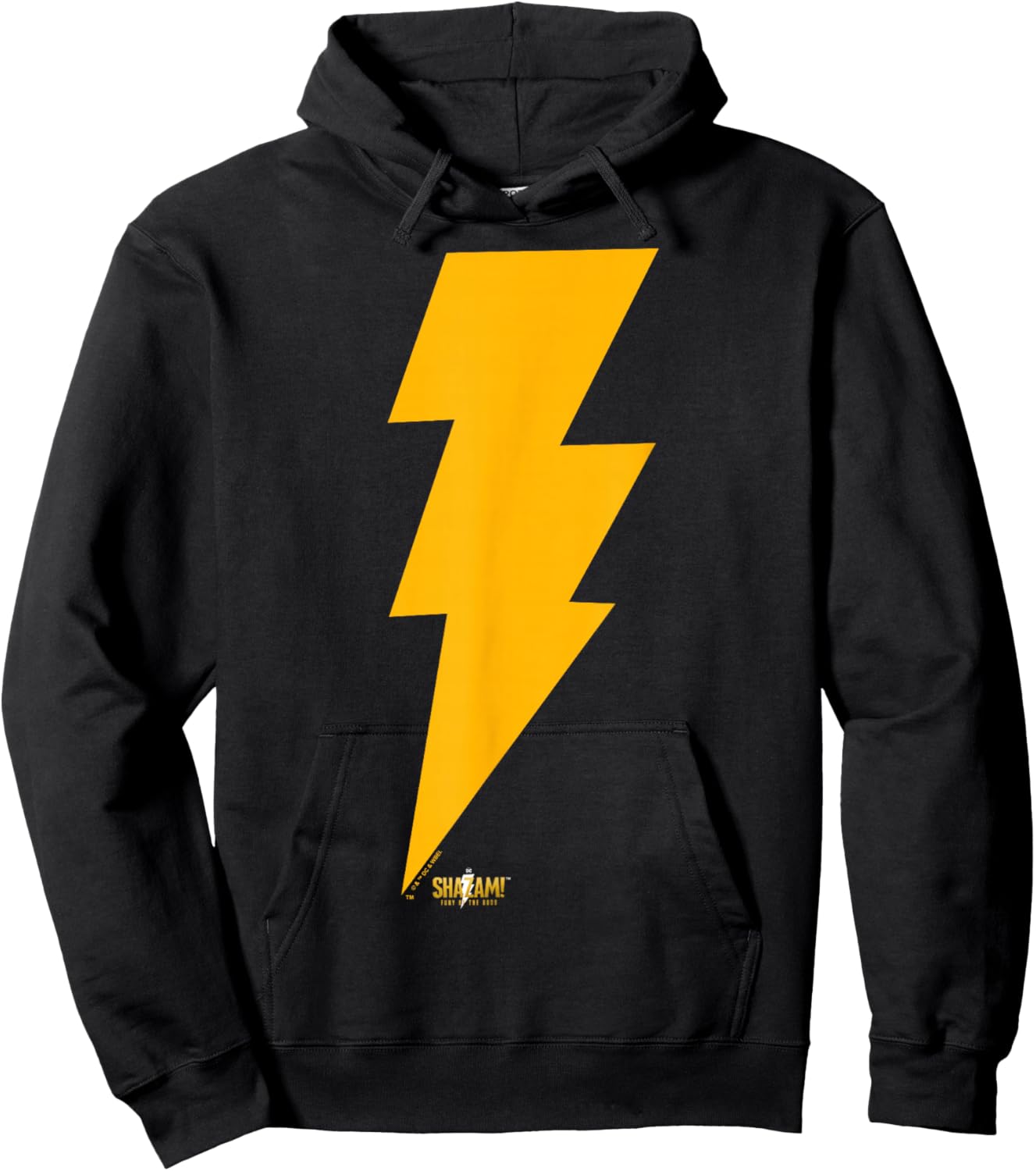 Shazam! Fury of the Gods Halloween Lightning Bolt Epic Logo Hoodie - Hoodie | Black