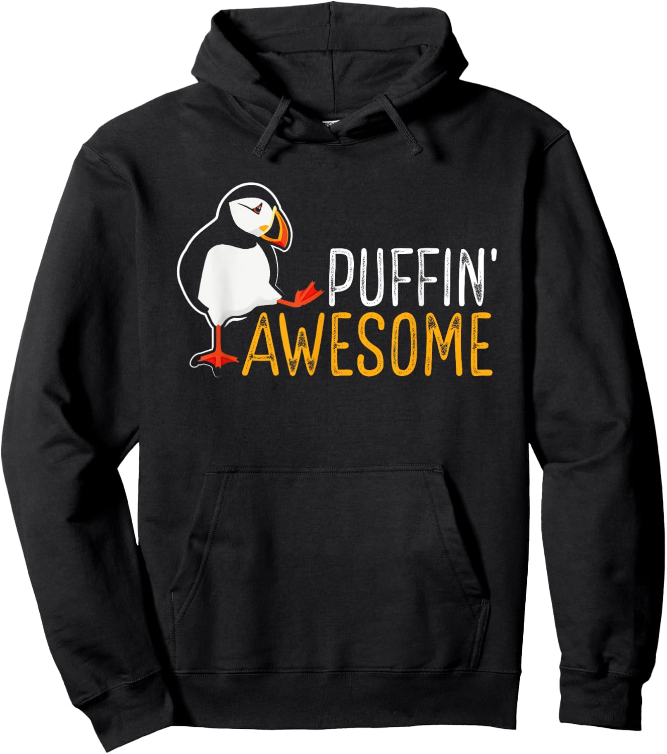 Puffin Awesome – Birding Lover Puffin Bird Whisperer Hoodie - Hoodie | Black