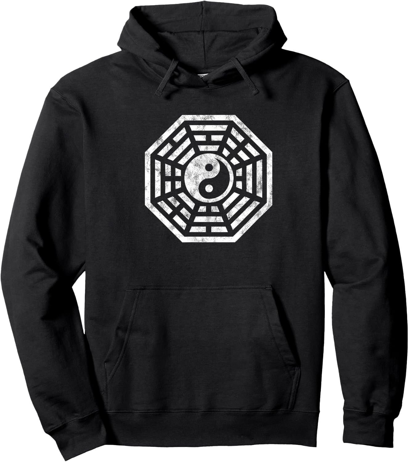 Bagua Pakua Yin Yang I Ging Trigrams China Taoism Reality Hoodie - Hoodie | Black