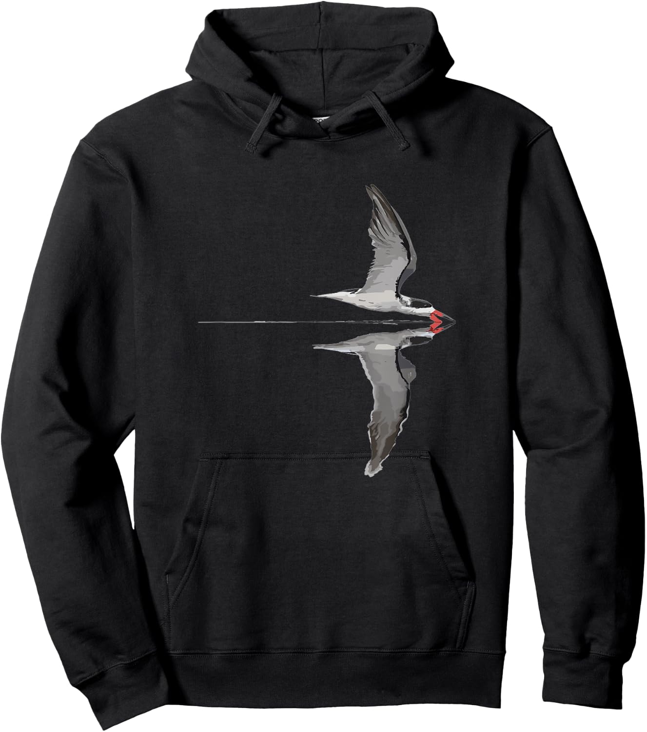 Black Skimmer s Water Color s Bird Watcher's Hoodie - Hoodie | Black