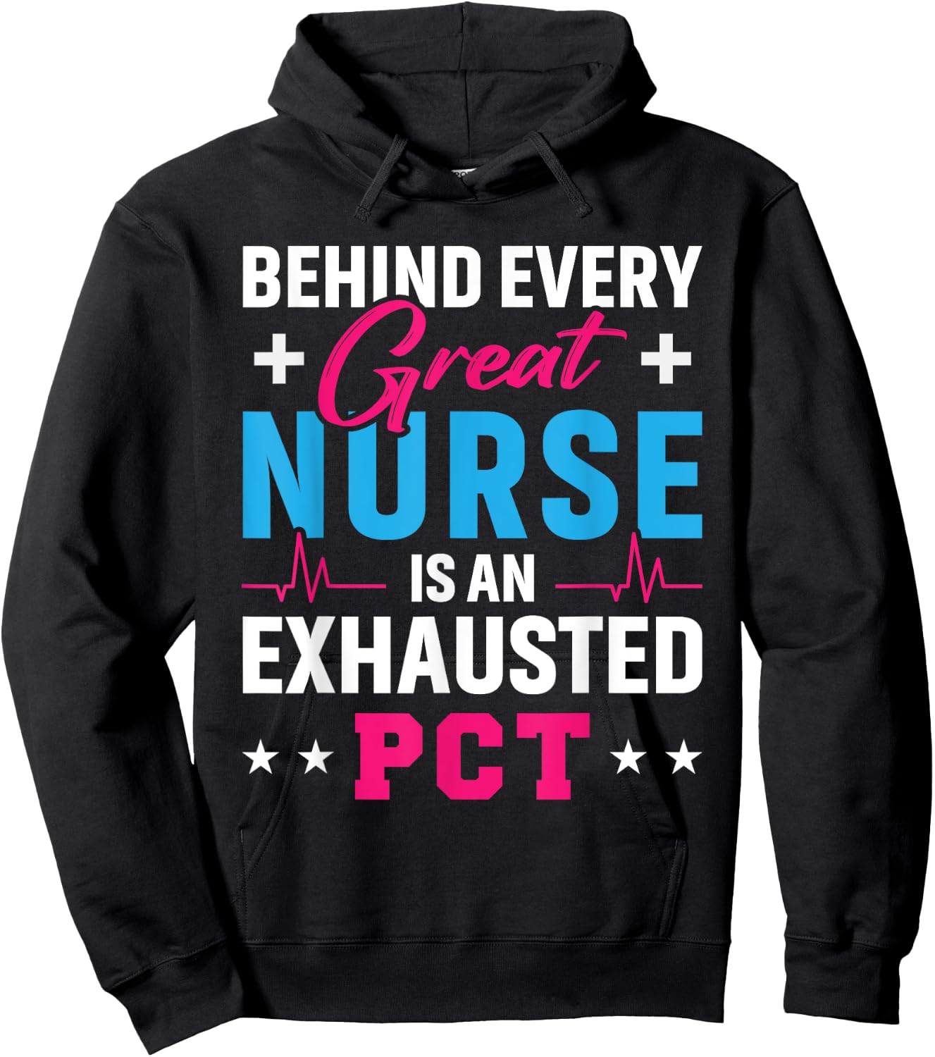 Patient Care Technician Badge Patient Care Appreciation PCT Hoodie - Hoodie | Black