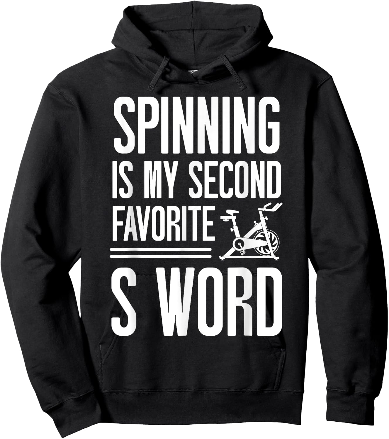 Spinning Class Spinning is my second favorite S word Spin Hoodie - Hoodie | Black