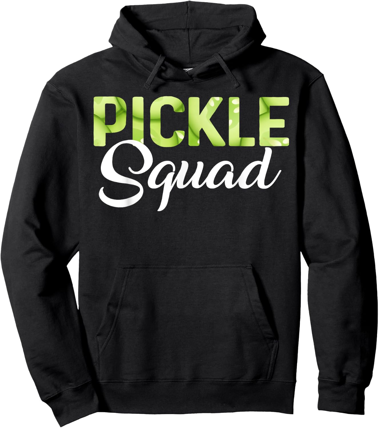 Funny Pickle Cucumber Vegan Squad Green Grocer Green Farm Hoodie - Hoodie | Black