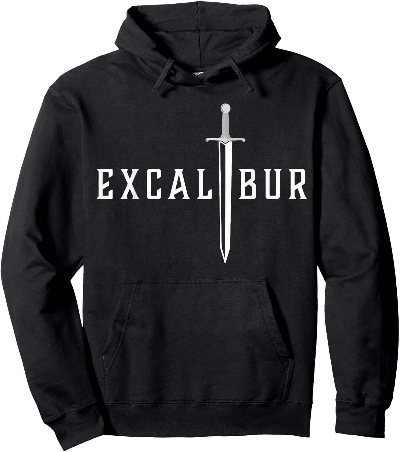 Excalibur The Legendary Sword in the Stone of King Arthur Hoodie - Hoodie | Black