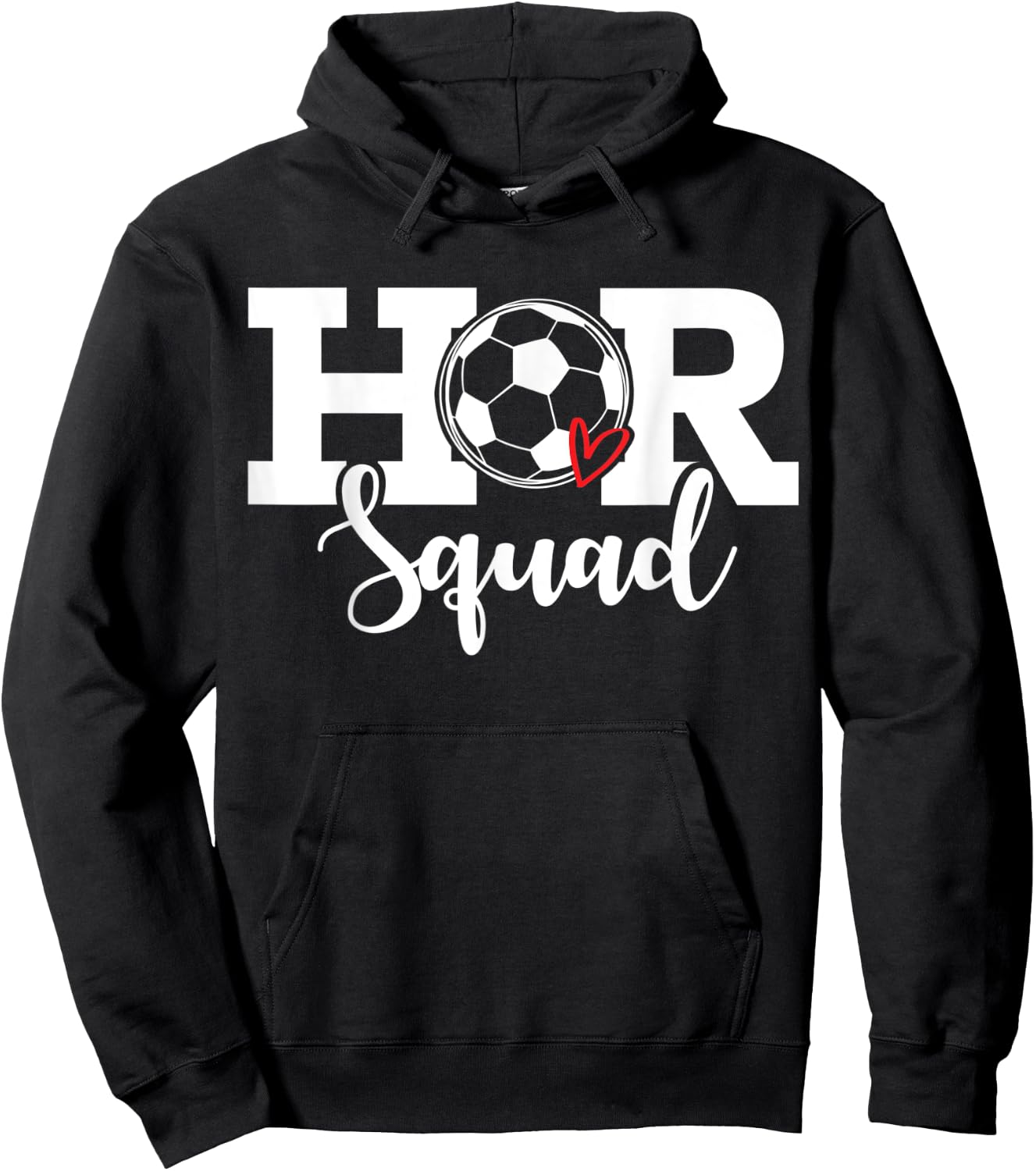 HR Squad Soccer Costume Funny Human Resource Hoodie - Hoodie | Black