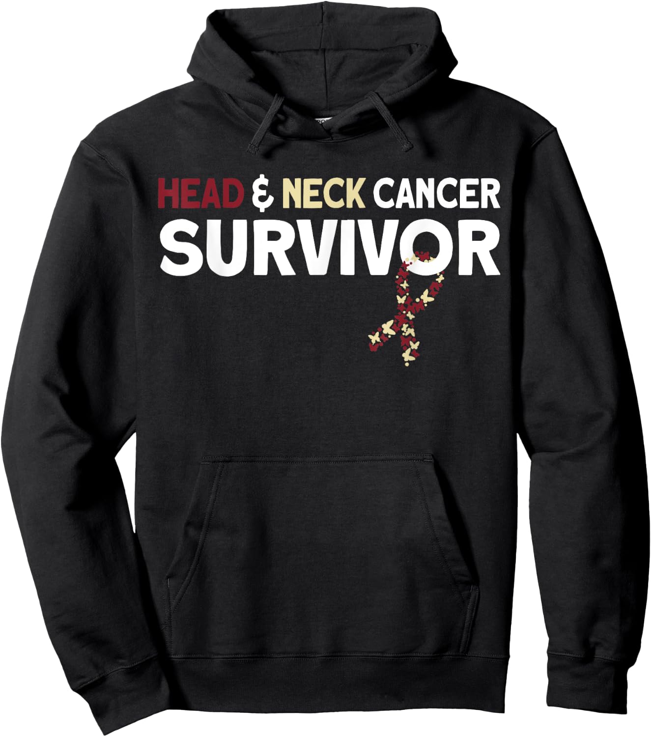 Head And Neck Cancer Survivor Hoodie - Hoodie | Black