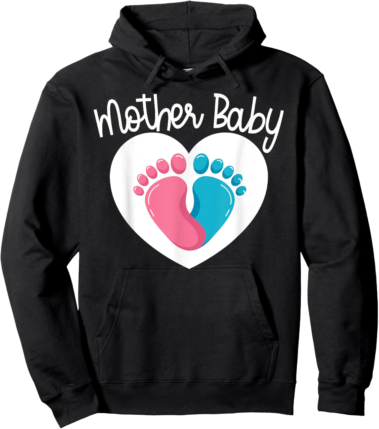 Mother Baby Nurse Appreciation Postpartum Team Nursing Squad Hoodie - Hoodie | Black