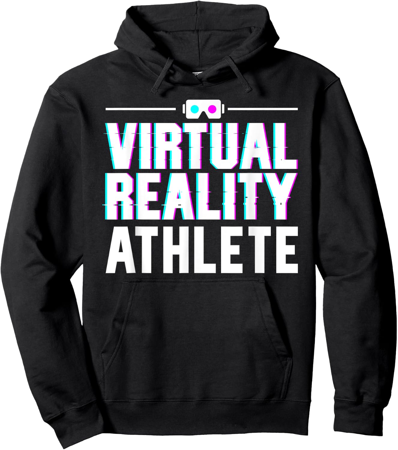 Funny Virtual Reality Athlete Design Women VR Gamer Hoodie - Hoodie | Black