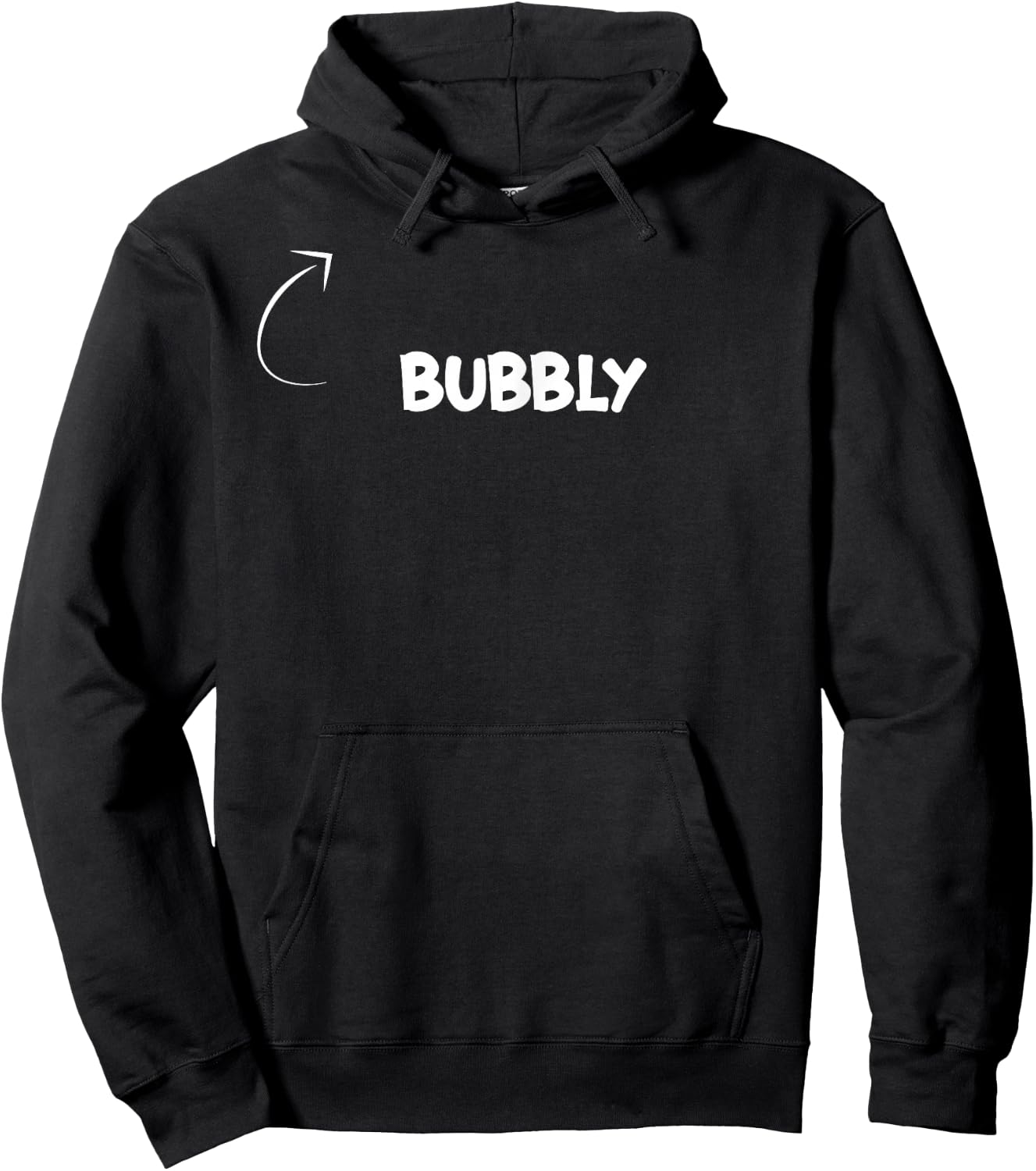 I'm Bubbly Funny Personality Character Reference Hoodie - Hoodie | Black