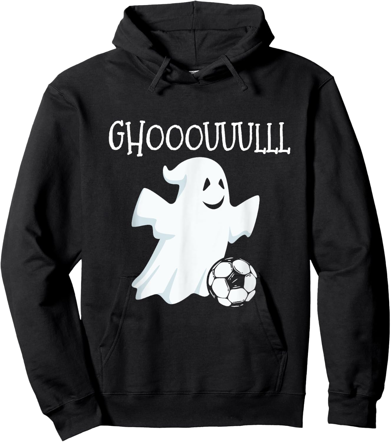 Ghost Soccer Halloween Hoodie - Hoodie | Black