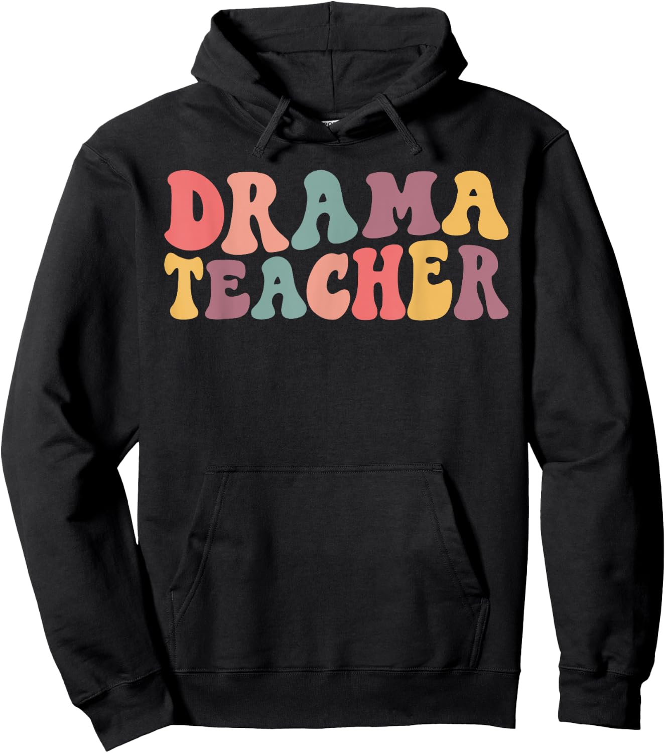 Groovy Drama Teacher, Theatre Teacher, Acting Teacher Women Hoodie - Hoodie | Black