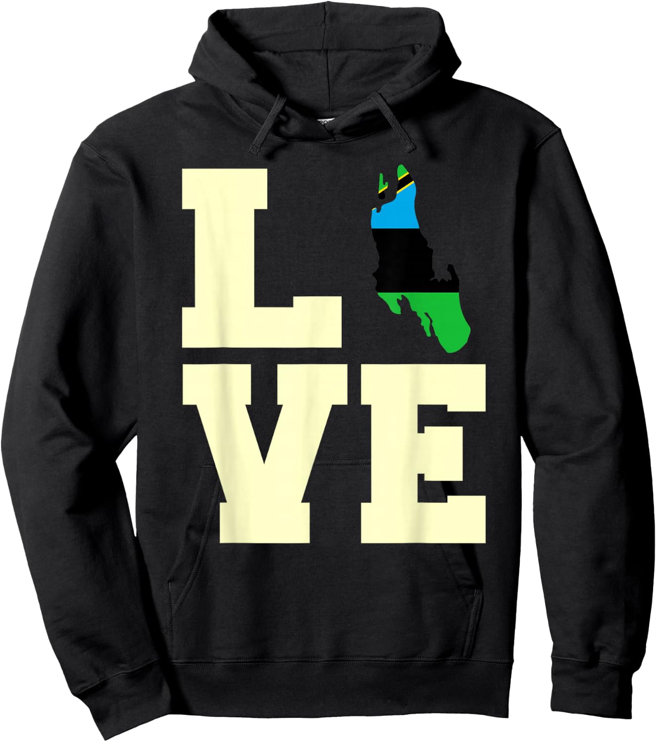 Love Zanzibar Hoodie - Hoodie | Black
