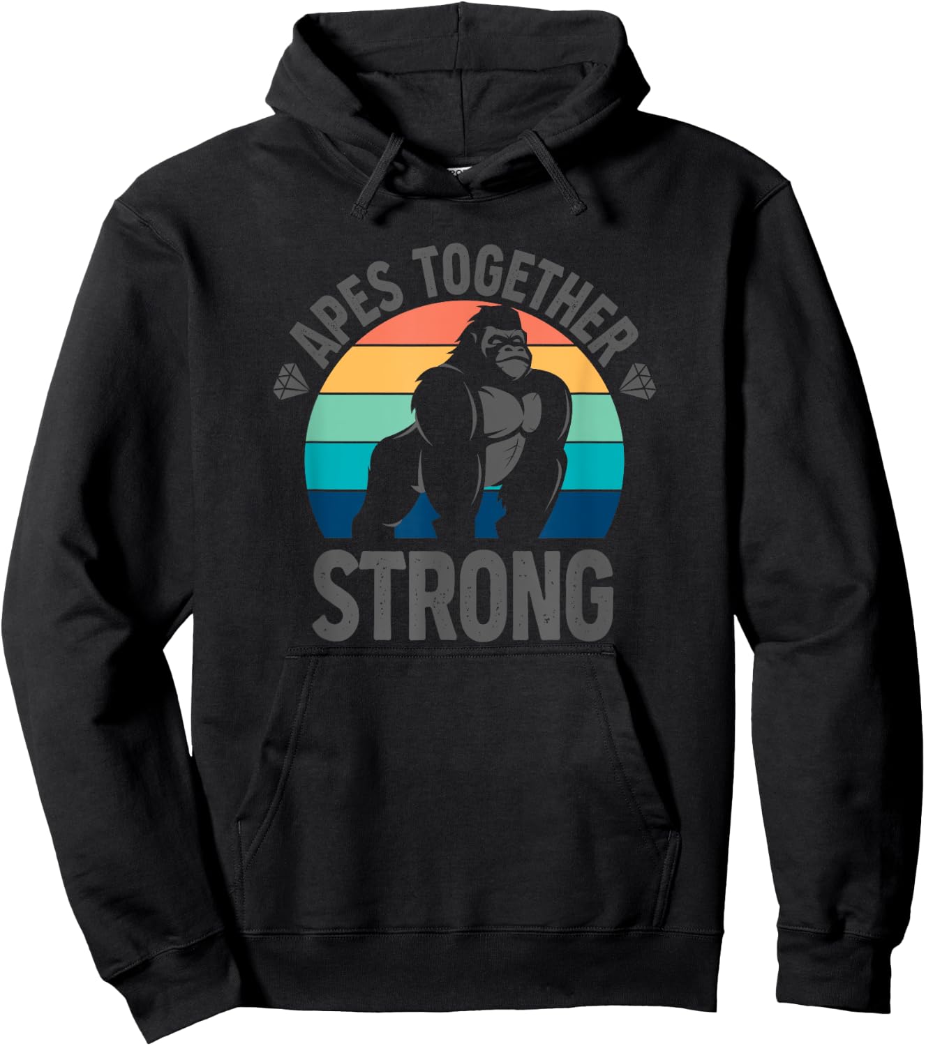Apes Together Strong Hoodie - Hoodie | Black