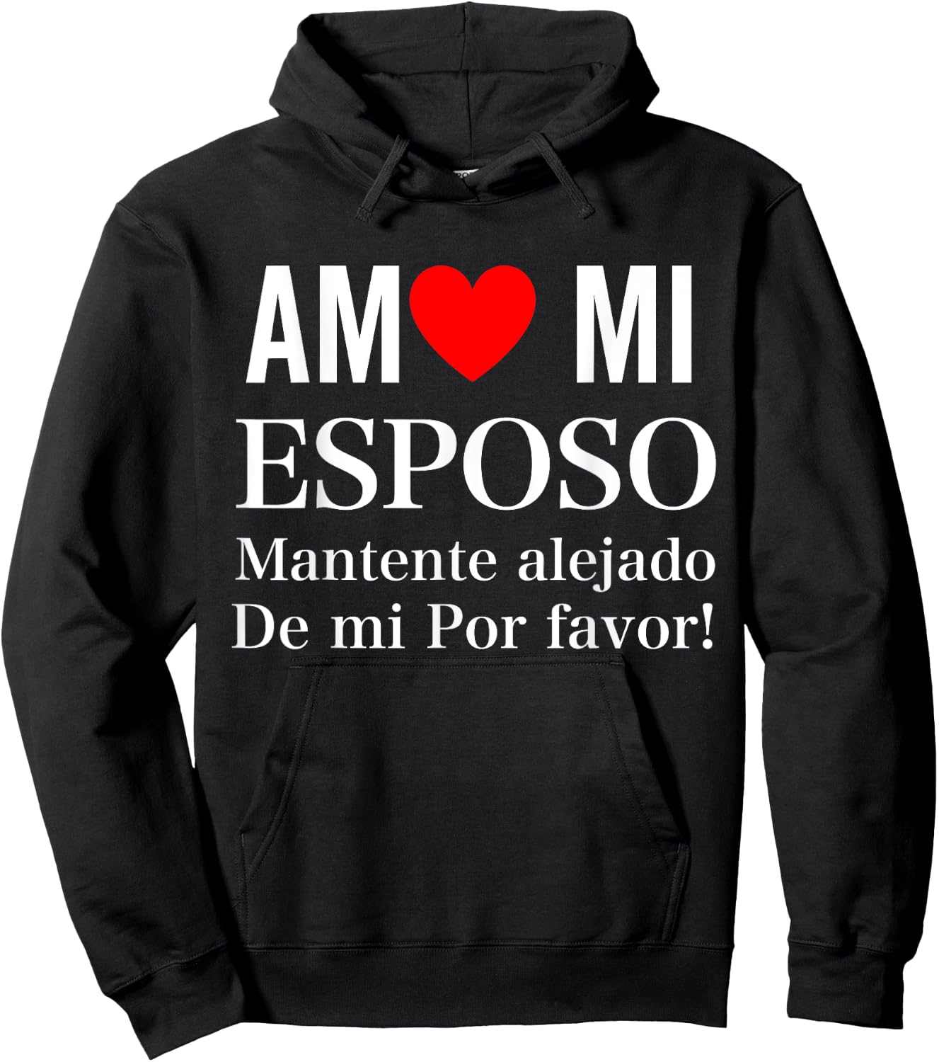 I Love My Husband Yo Amo Mi Esposo In Spanish Funny Latino Hoodie - Hoodie | Black