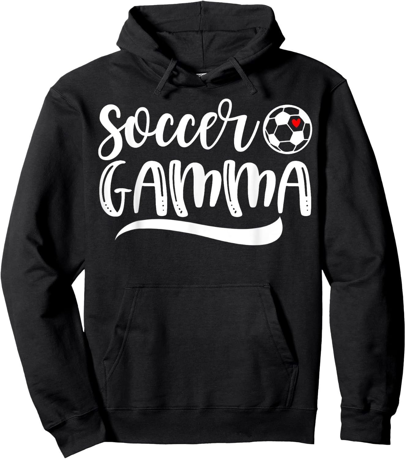 Funny Soccer Gamma Soccer Lover Mother's Day Hoodie - Hoodie | Black