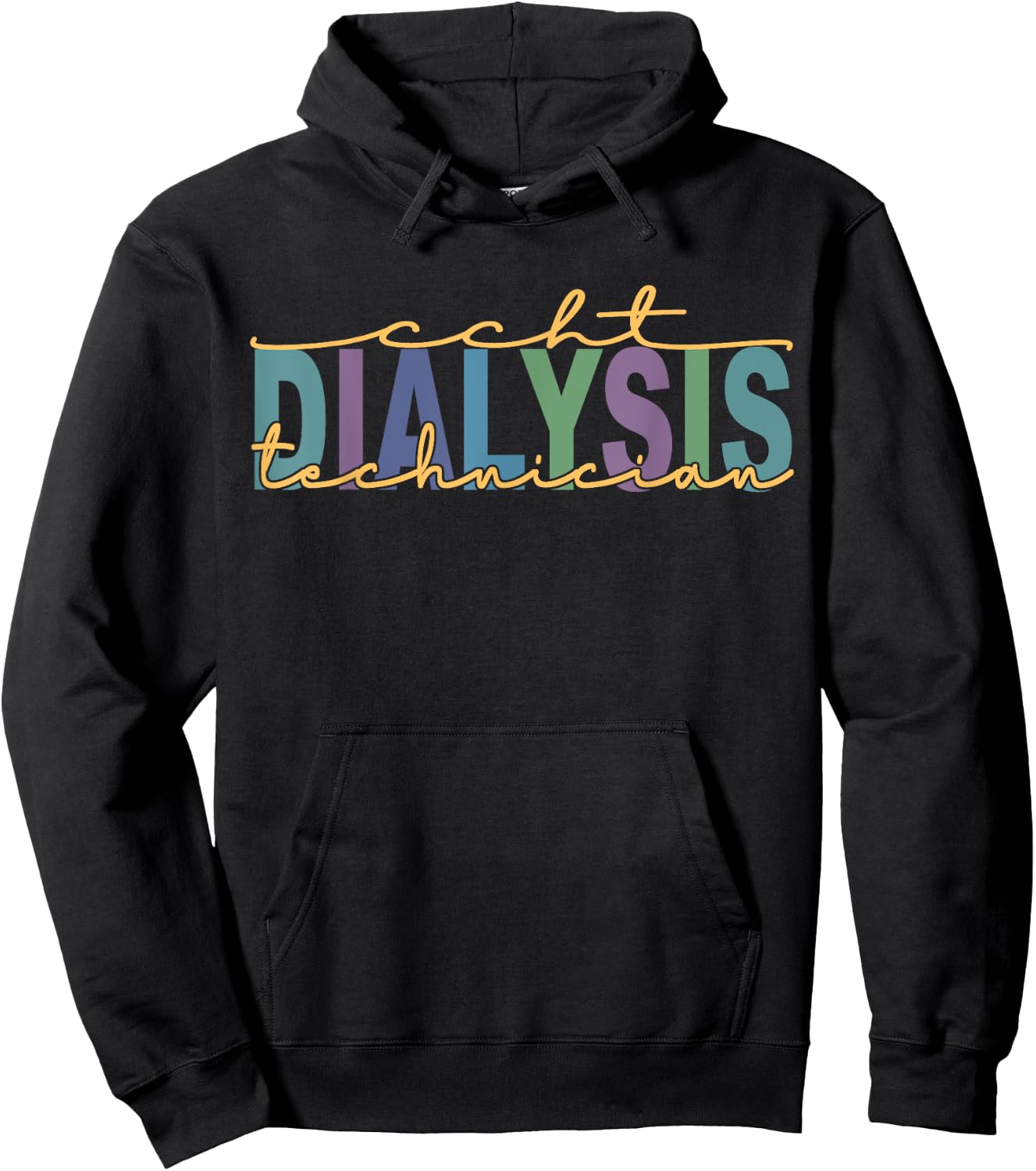 CCHT Dialysis Technician Hemodialysis Funny Kidney Dialysis Hoodie - Hoodie | Black